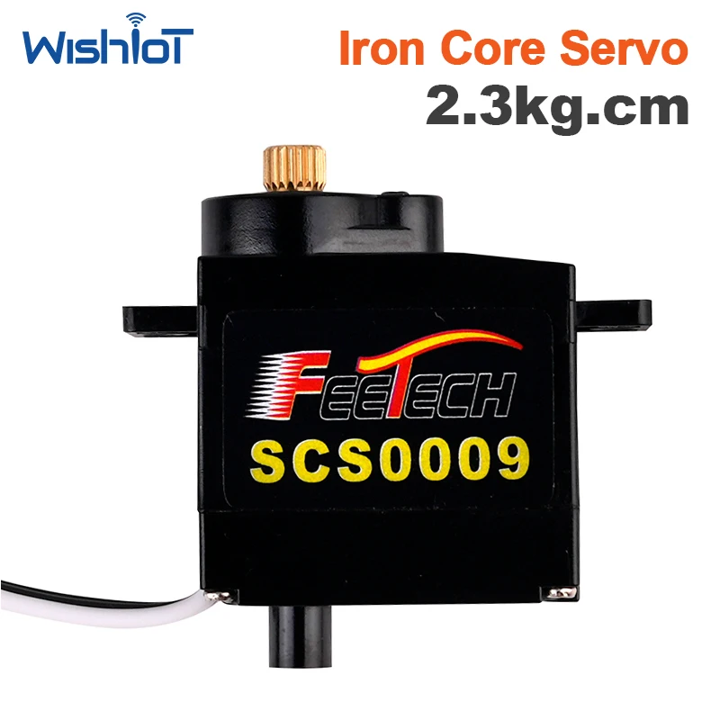 2.3kg Dual Axis Bus Servo 6V Serial Bus Control Iron Core Motor for RC Robot Arm Smart Car DIY Model