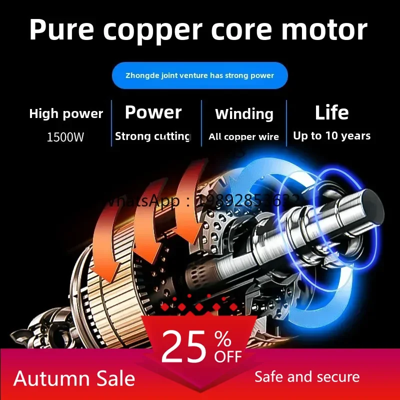 

ZZ Heavy Armor Bone Saw Machine Commercial Electric Cutting Bone Cutting Machine Household Small Data Bone