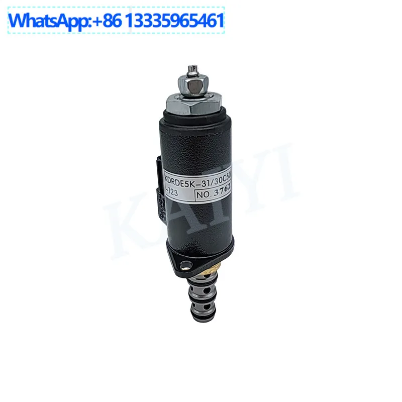 

For Kobelco 200/250/350-8 for Sany 215-8 hydraulic pump solenoid valve KDRDE5K-31/30C50-123