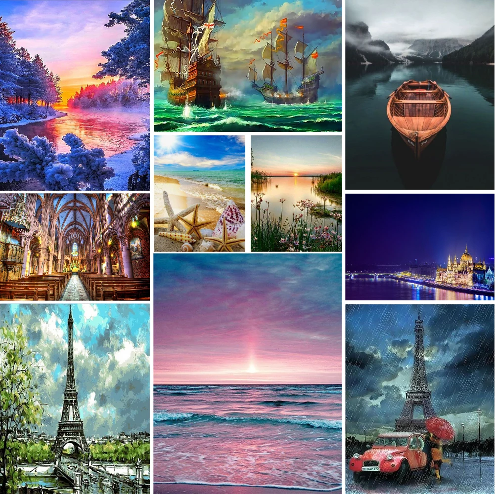 大人と子供のための数字による絵画,40x50,カスタムアート,寝室の装飾,ギフト,ノベルティ2023