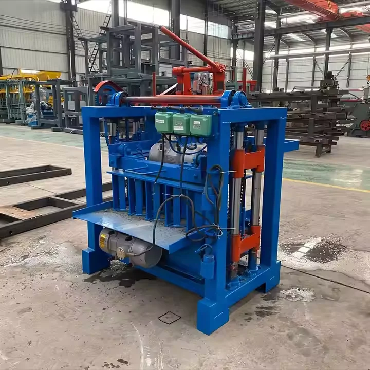 Cement Hollow Concrete Brick Making Machine, Household Hydraulic Block High-quality Brick Making Machine