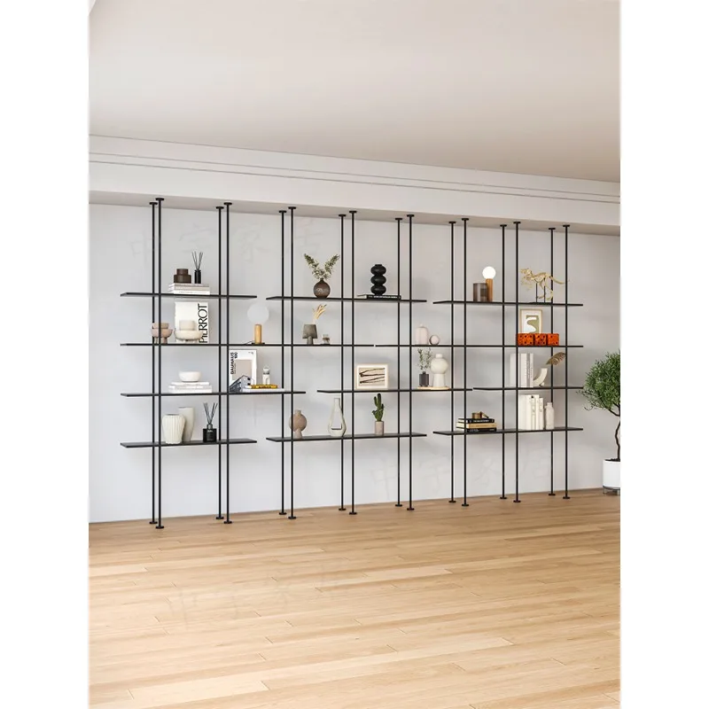 

Italian minimalist bookshelf, indomitable shelf, partition bookshelf, entrance display rack, display rack, commercial hanger
