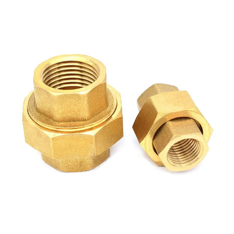 Brass Plumbing Fittings Movable Joint Water Tank Fittings 1/4