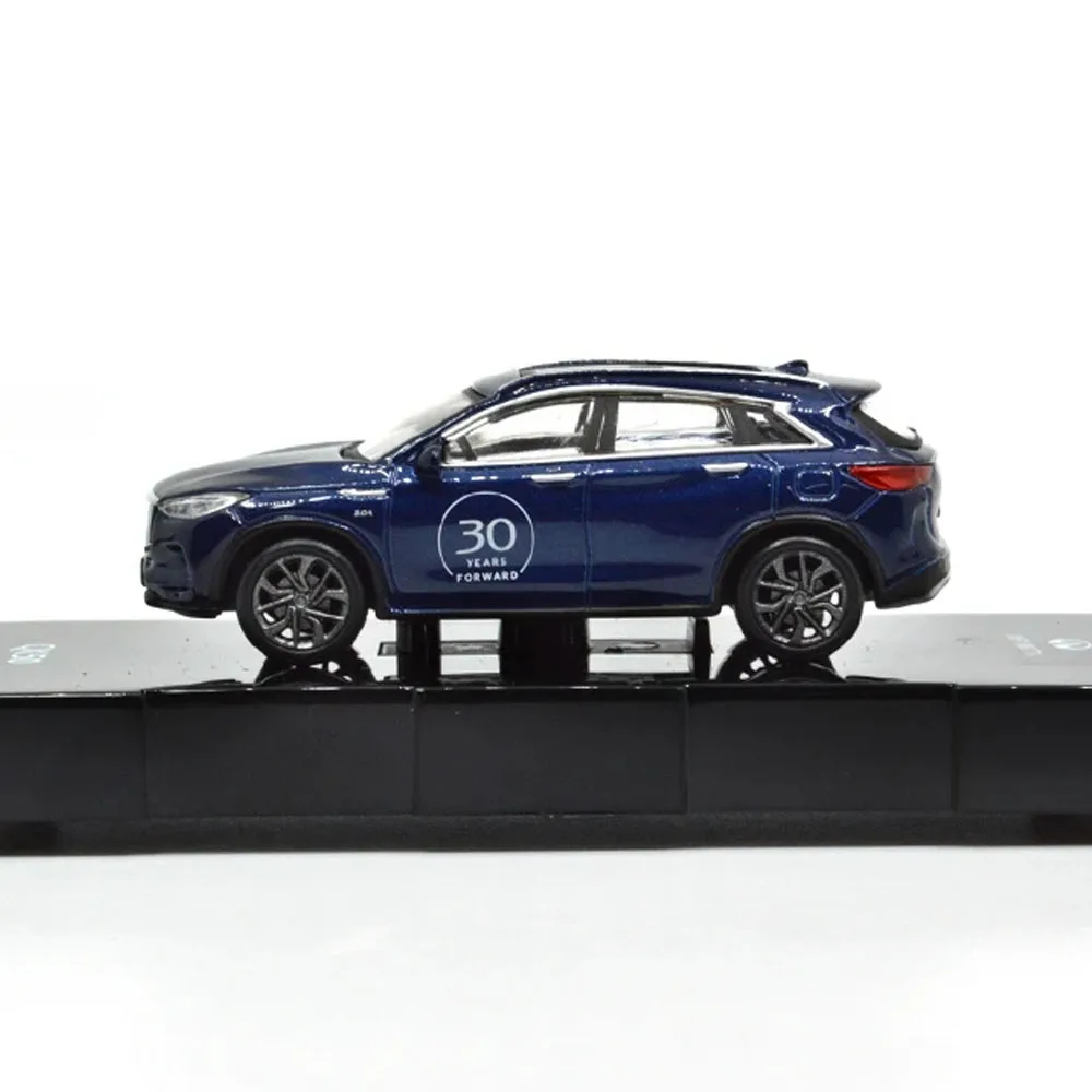 Paudi масштаб 1/64 Infiniti QX50 2018 металлическая модель автомобиля для взрослых 1:64 литый под давлением миниатюрный телефон