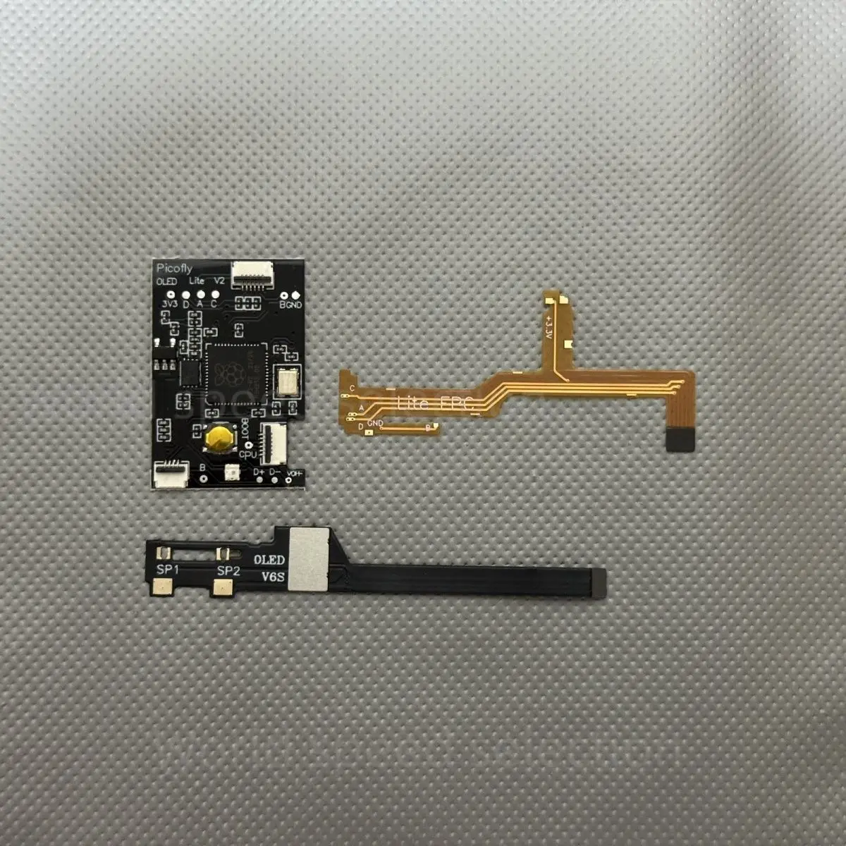 

The chip rp2040Picofly Pico is suitable for forswitching the latest version of Lite OLED battery life