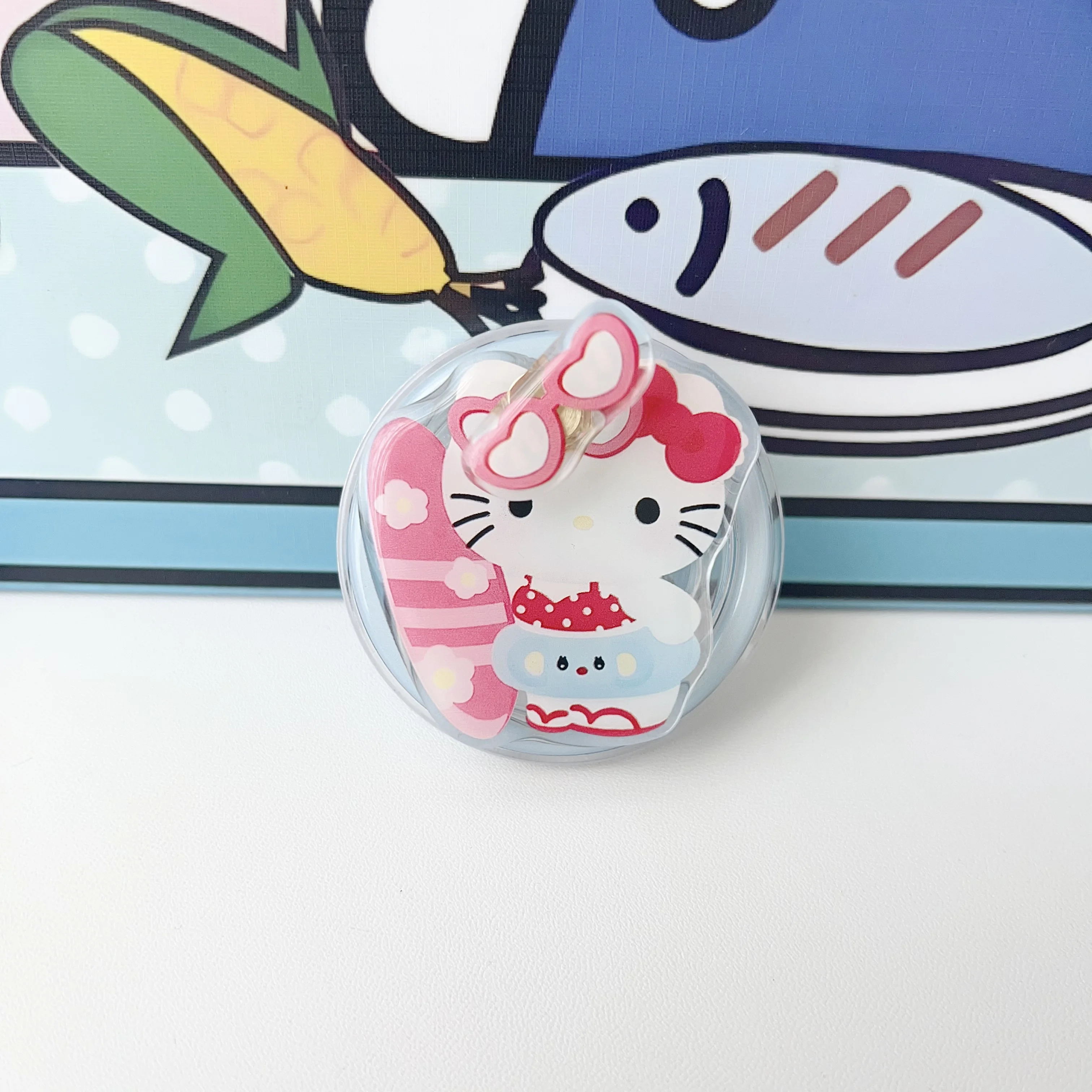 لوح تزلج كوري لطيف على شكل رسوم كرتونية لـ Magsafe حامل هاتف مغناطيسي لهاتف IPhone 17 حامل شحن لاسلكي قابل للطي #1