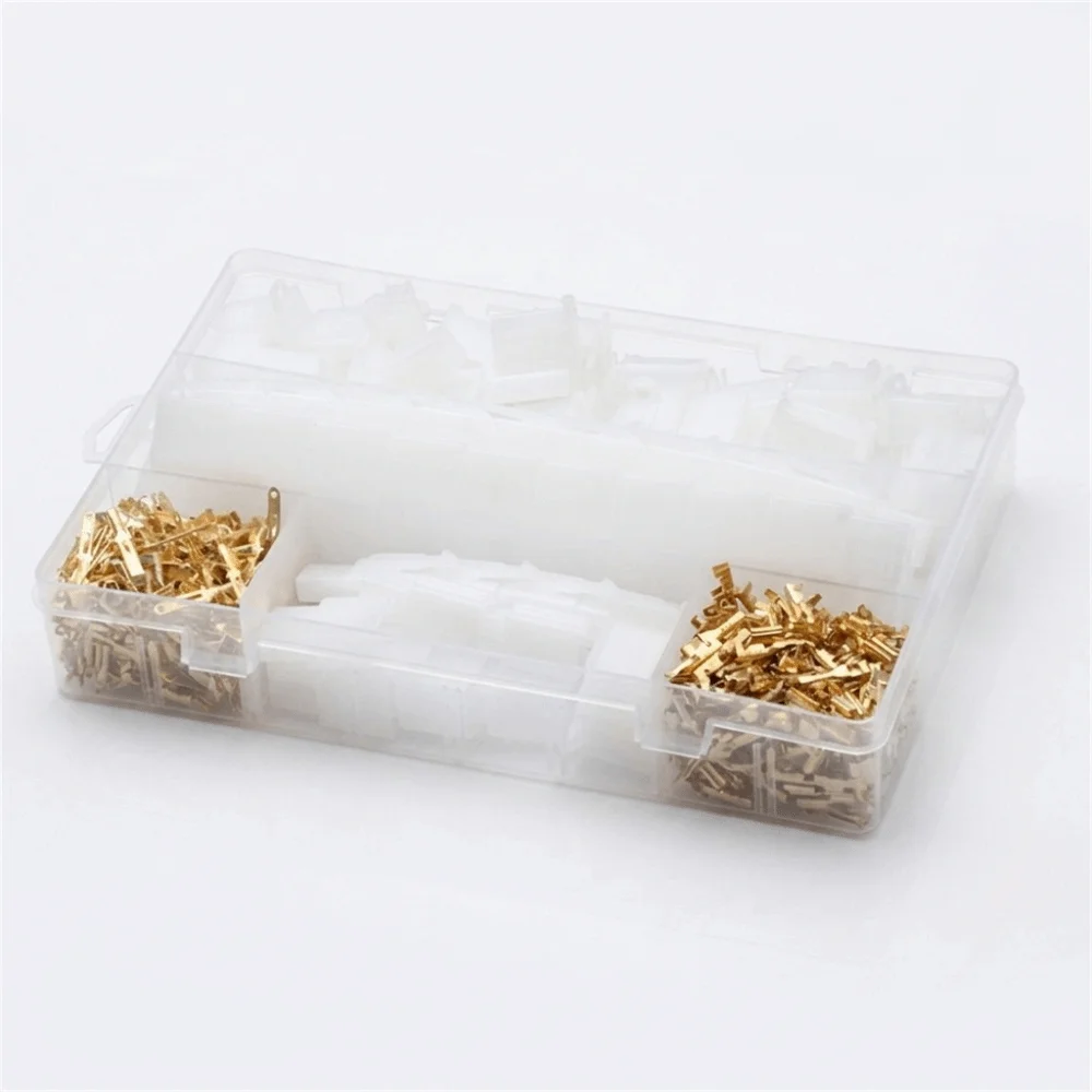 580pcs Crimp Terminal Wire Connector Kit Pin Count 2 3 4 6 9 Pin Header Connector Electrical Connector Assortment For Motorcycle