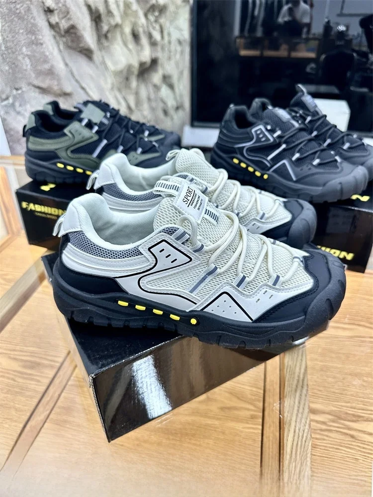 

Lightweight Comfortable Men's Outdoor Casual Sports Climbing Shoes Anti-slip Wear-resistant Breathable Mesh Trendy