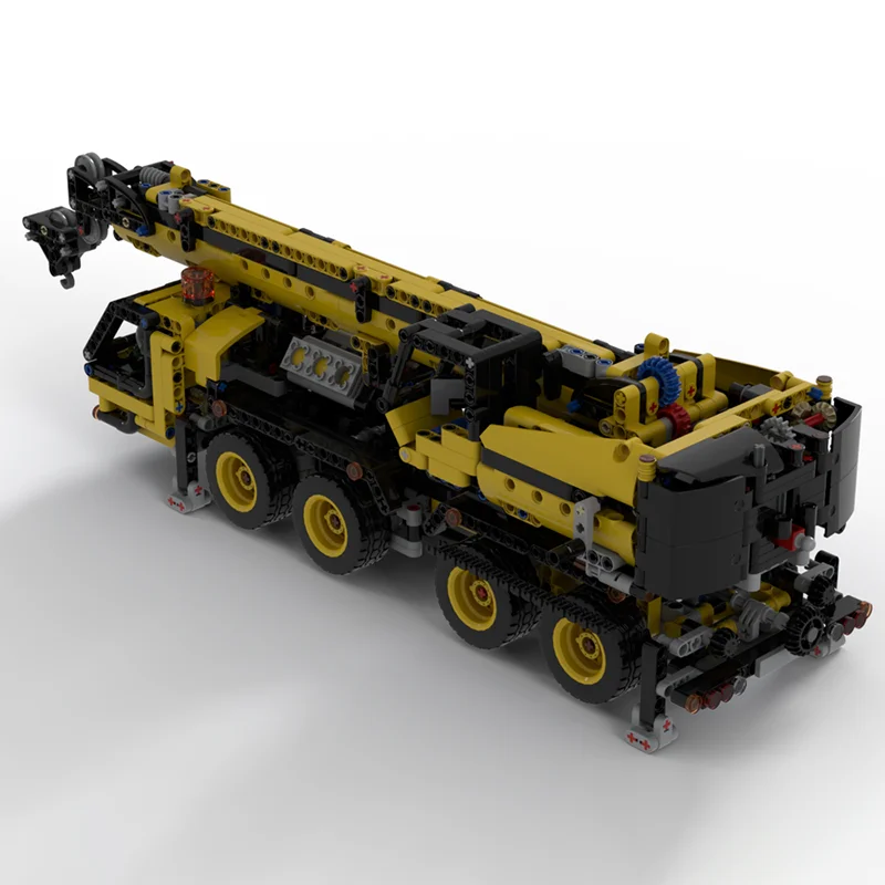 ชุดตัวต่อโมเดลยานยนต์วิศวกรรม รถเครน ของเล่นประกอบเอง เทคโนโลยีโมดูลาร์ ของขวัญ ของเล่นเสริมสร้างทักษะ