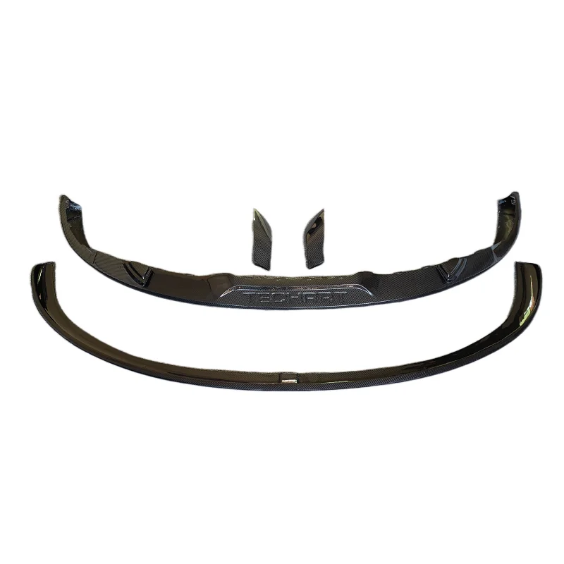 

Используется для Porsche Taycan Body Kit из углеродного волокна в стиле THT, передняя губа, край переднего бампера, комплект кузова из четырех частей