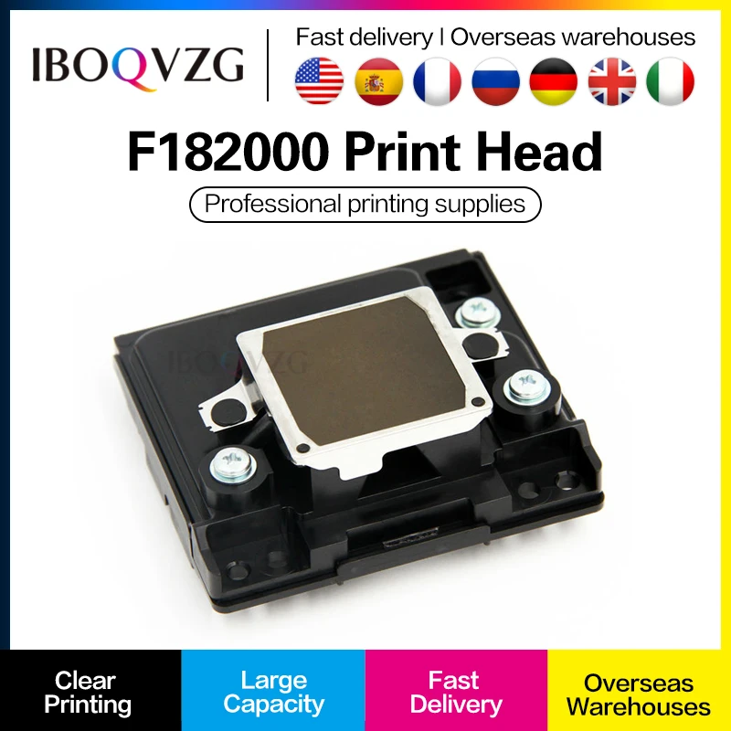 IBOQVZG F168020 F182000 F155040 Print Head Printhead For Epson R250 RX430 R240 RX245 RX425 RX520 TX200 NX415 TX400 TX409 CX3500