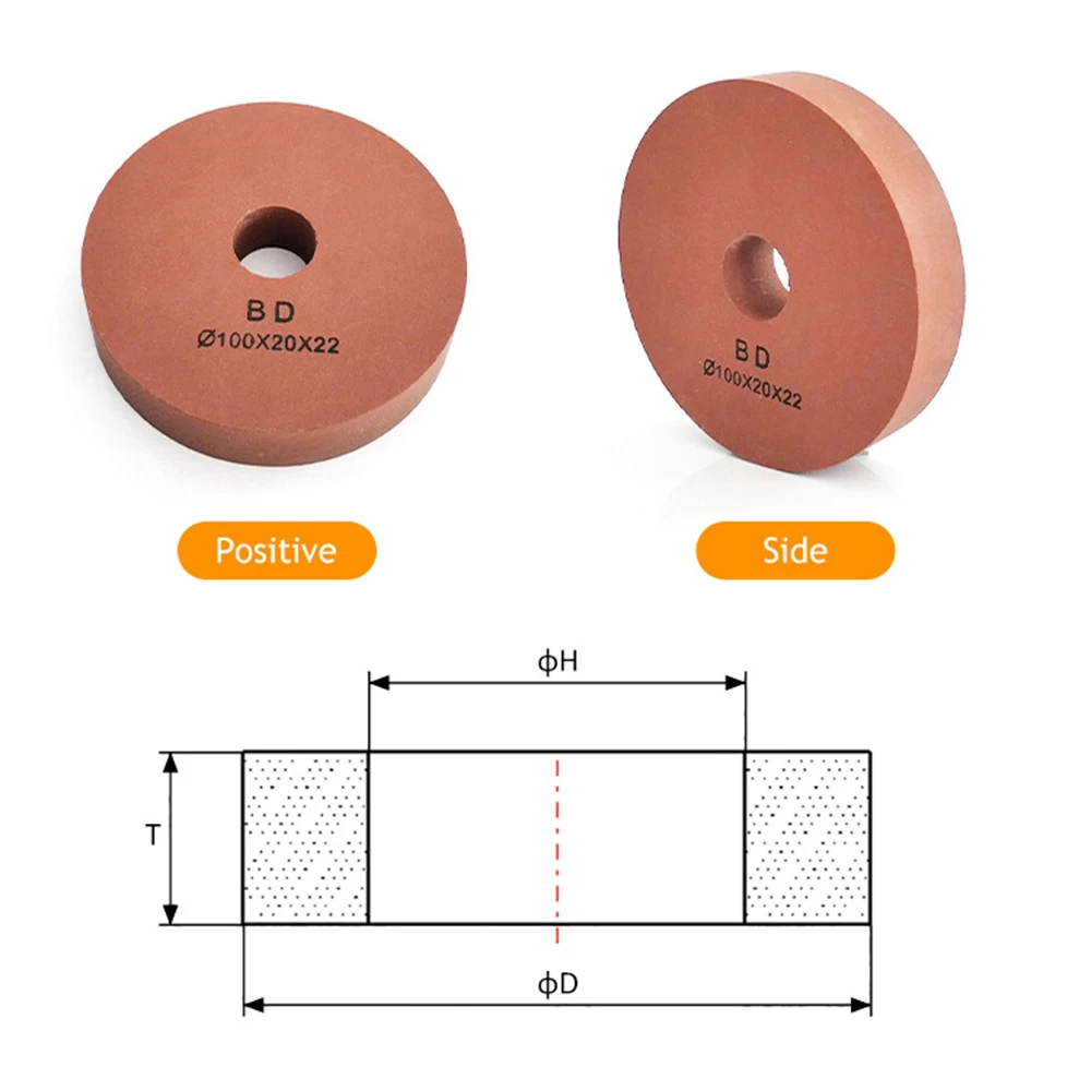 Imagem -05 - Bd-polishing Wheels For Glass Edging Machine Glass Edging Special-shaped 100x22x15 mm 20 mm 25 mm 30 mm