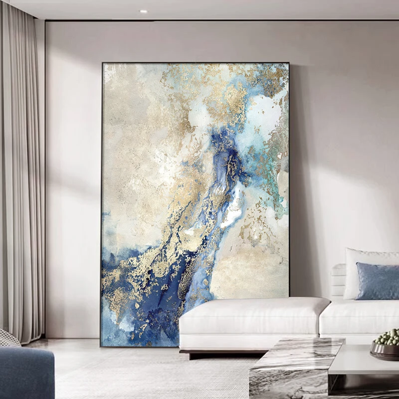 

Starry sky living room elephant light luxury entrance painting dining room wall