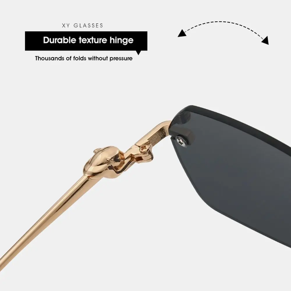 

Солнцезащитные очки с леопардовыми дужками, безрамочные солнцезащитные очки неправильной формы, летние солнцезащитные очки с защитой от ультрафиолета