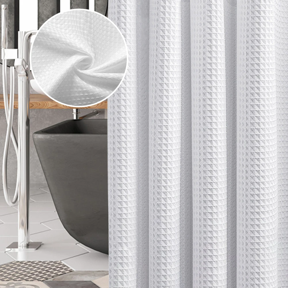 

Элегантная занавеска для душа в ванной, удобная водонепроницаемая занавеска для душа, мягкая подкладка для занавески для душа, моющиеся в машине, 180 см