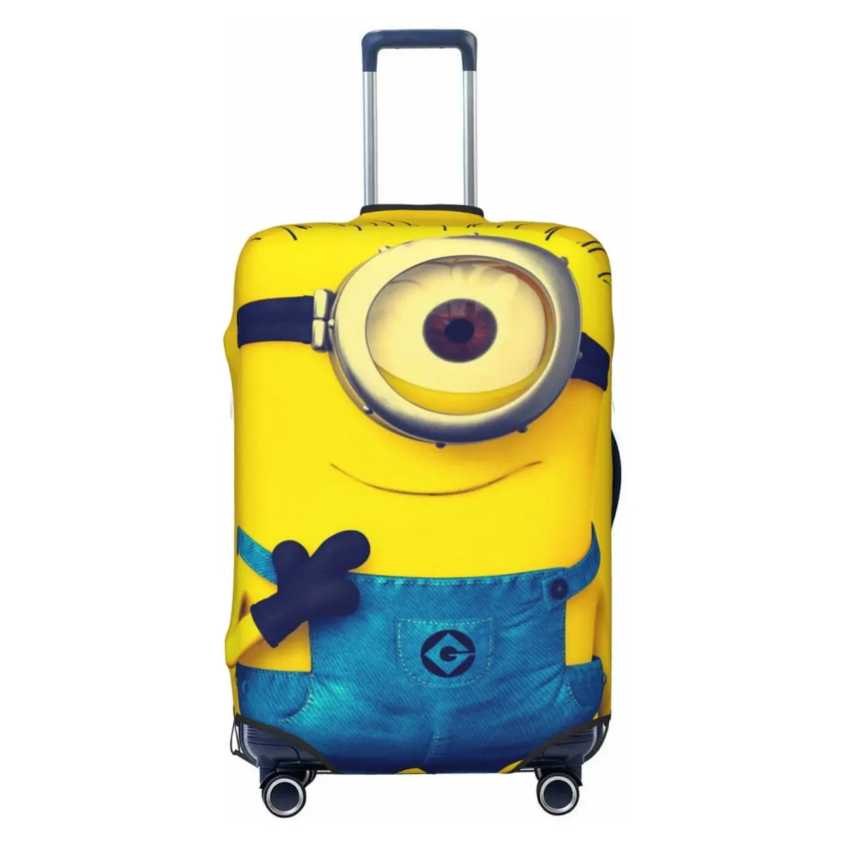 

Custom Cute Minions Luggage Cover Protector Cute Travel Suitcase Covers for 18-32 Inch