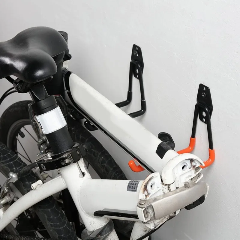 Universal Foldable Bicycle Bike Display Rack Triangle Wheel Hub Repair Stand KickStand For Vertical Parking Bike Accessories