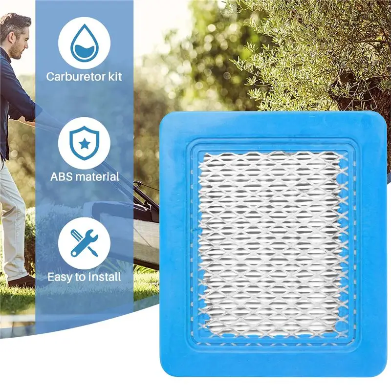 10 Pack 491588S Air Filter Replace For Briggs Stratton 491588 4915885 Flat Air Cleaner Cartridge Lawn Mower Filter-AC17