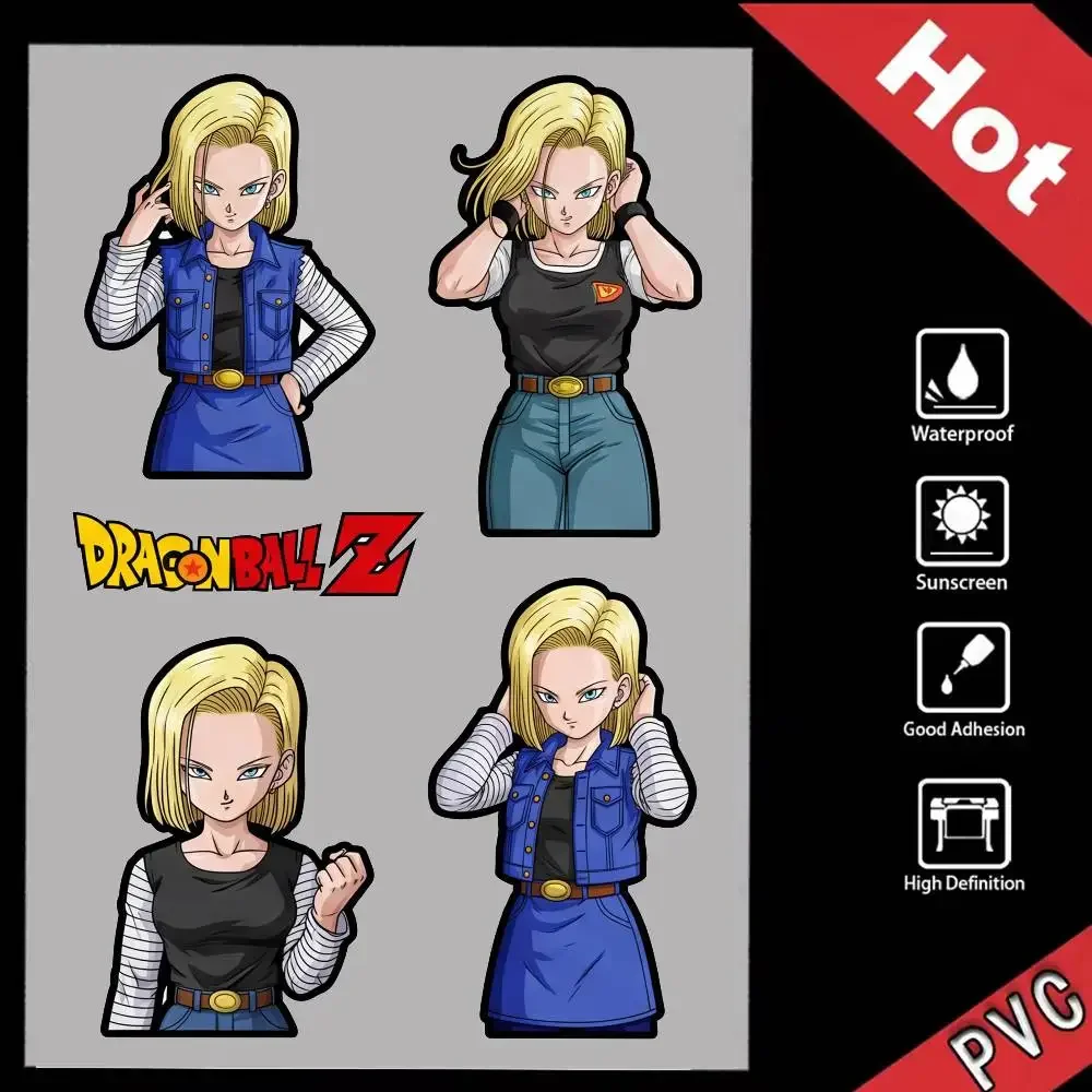 

DRAGON BALL Vegeta Goku High Visibility Reflective Waterproof Decal Scratch Hide Sticker Fit Car Motorcycle Helmet Refrigerator