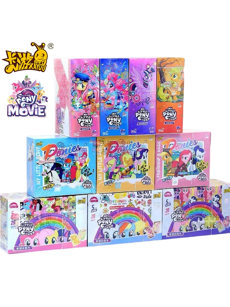 KAYOU mon petit poney carte 40th anniversaire limité amitié carte magique Rare SC SGR cartes princesse carte à collectionner jouet cadeau