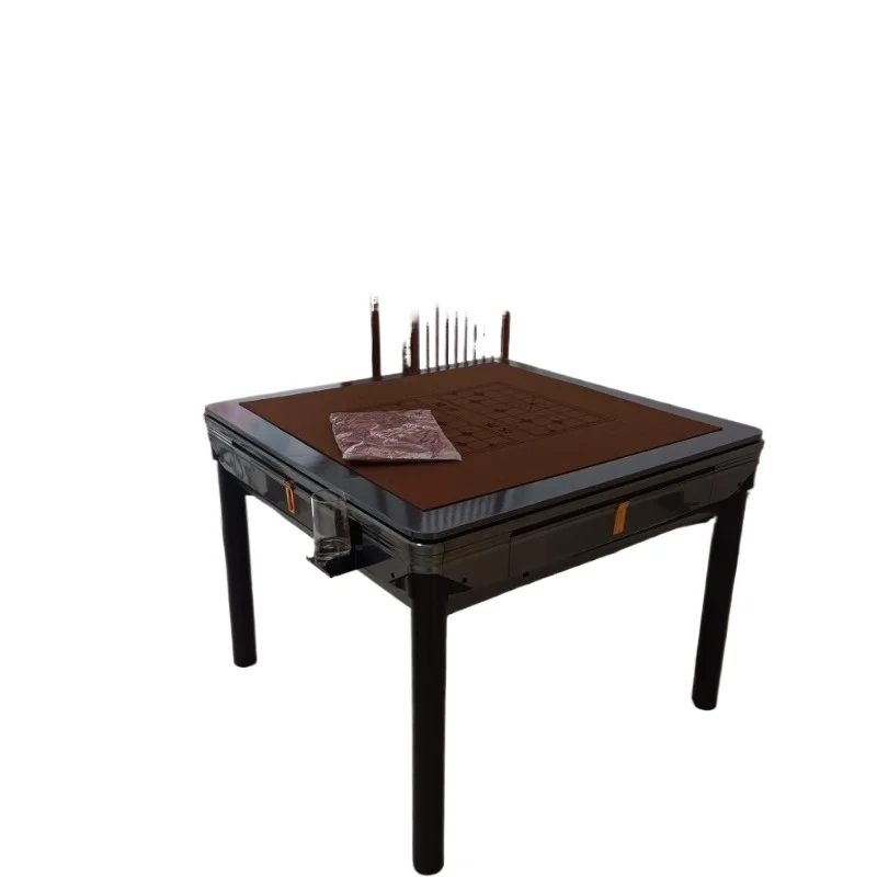 Fully automatic electric card management silent mahjong table, push card shuffling real silent mahjong machine