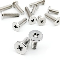 10/25pcs CM M1.4 M1.6 M2 M2.5 M3 M4 M5 M6 304 Stainless Steel Cross Phillips Ultra Thin Ultrathin Flat Wafer Head Screw Bolt