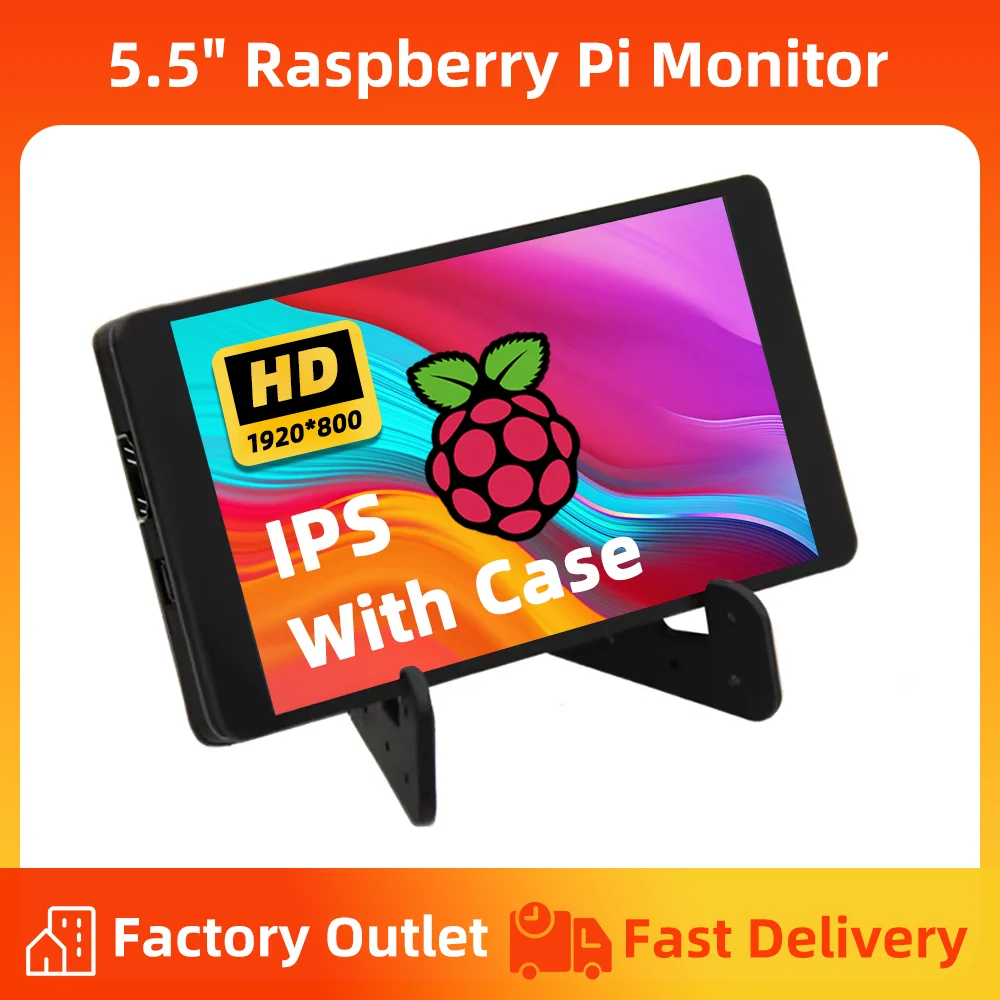 

5.5 inch 1920*1080 IPS HD display LCD Monitor Screen for Raspberry Pi 5/4B/3B+ windows