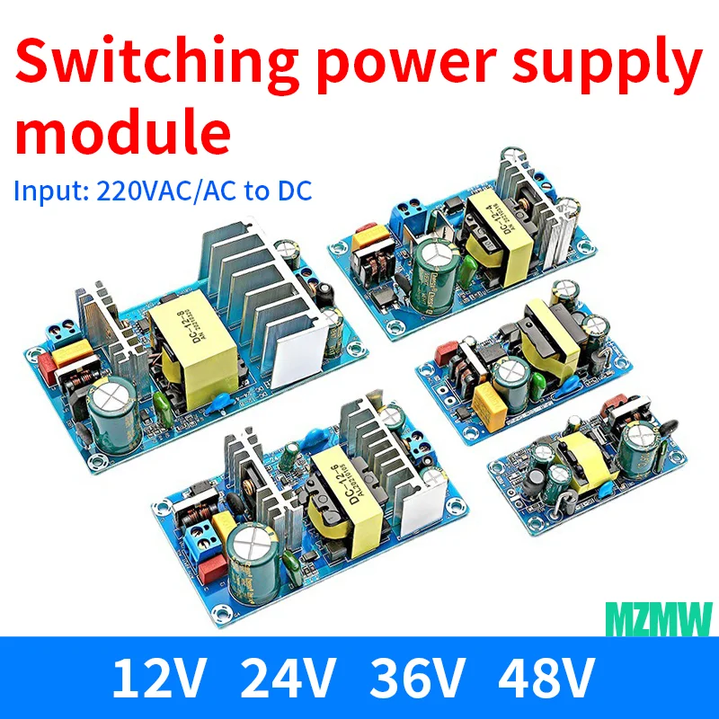 Isolated Switching Power Supply Module AC 100-240V to DC 12V 24V 1A 2A 3A 4A 6A 7A 8A 9A voltage regulator Industrial Bare Board