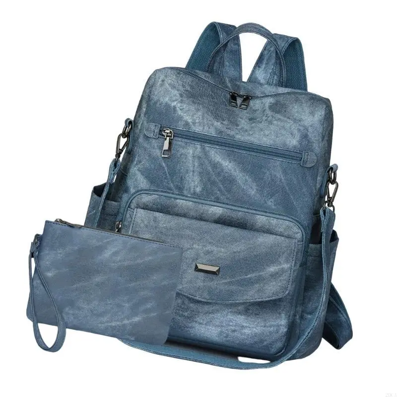 Leather Backpacks Purse for Women Fashion Multipurpose Design Handbag Ladies Shoulder Bags Travel Backpacks with Purse 20CA
