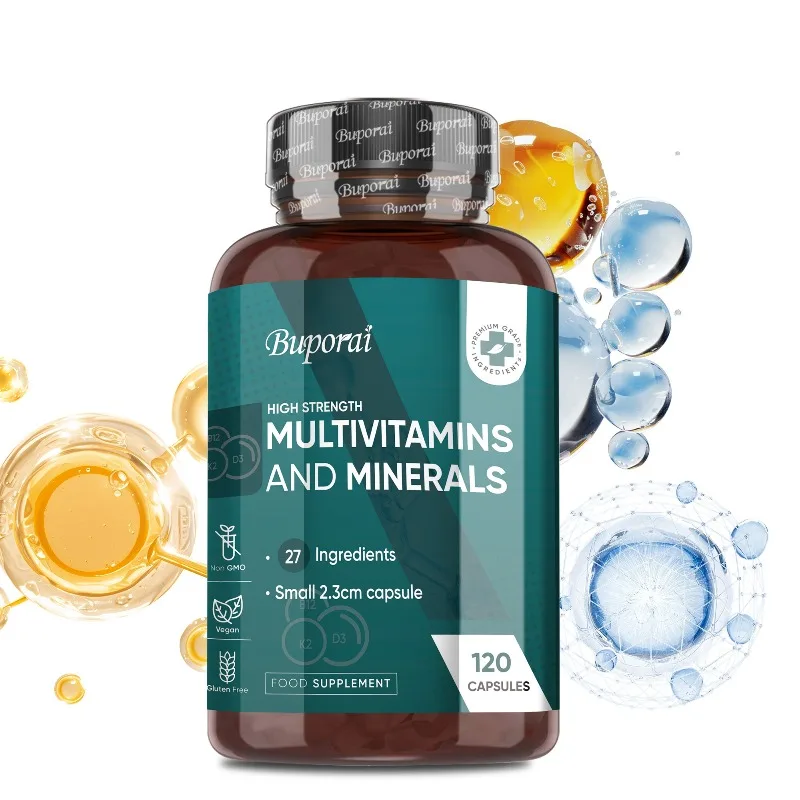 Multivitamins and Minerals Supplements - Promote Red Blood Cell Production, Provide Nutrients, Support Bone and Joints Health