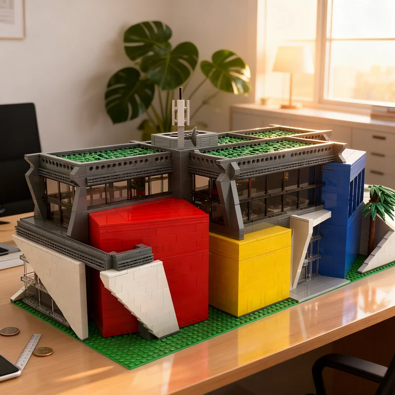 

Набор для сборки модели робототехнической лаборатории MOC из 4241 детали: креативный конструктор, коллекционный декор, подарок для детей и взрослых, премиум-класс