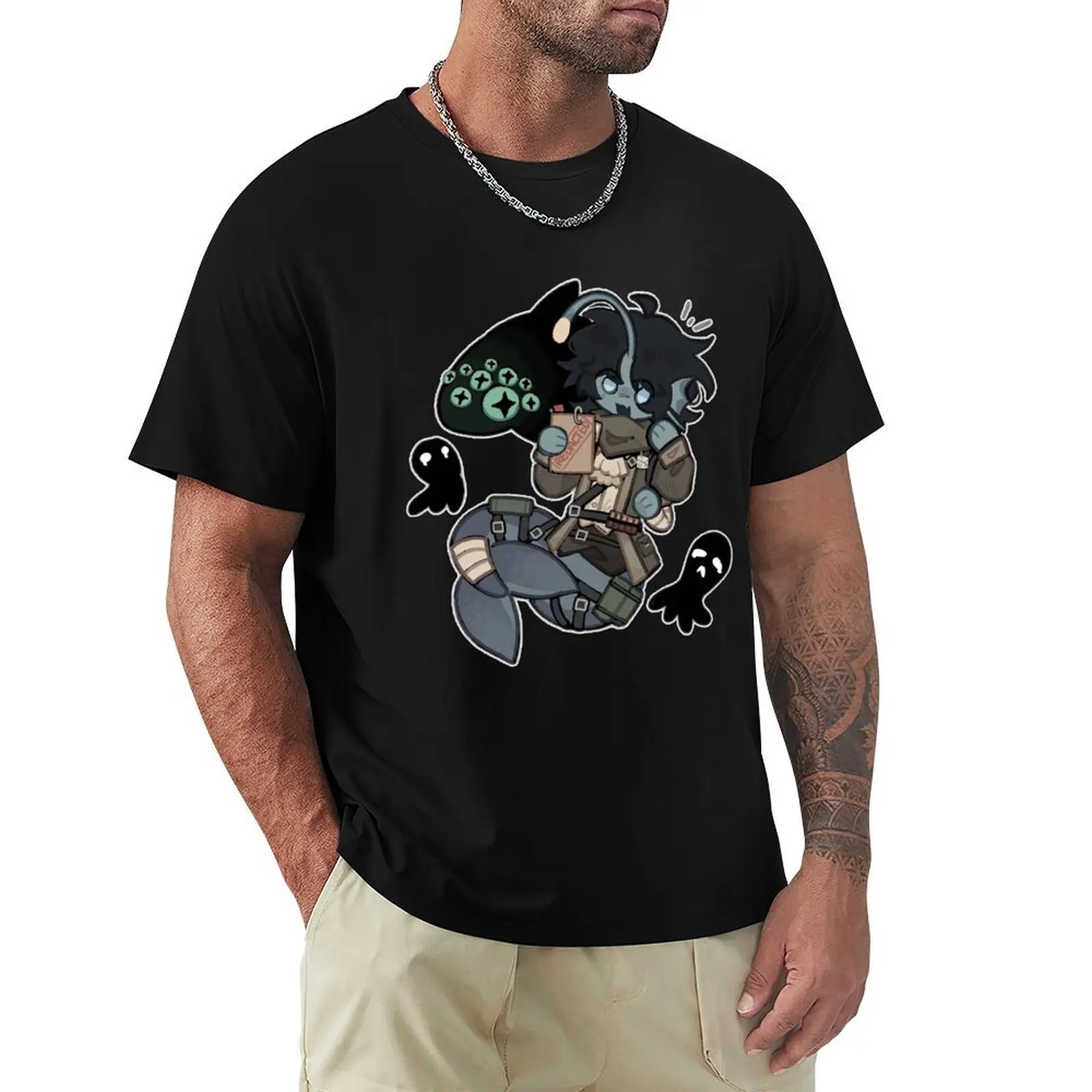 

Sebastian Solace T-Shirt animal prinfor boys anime stuff oversized graphic tee plus size tops mens graphic t-shirts anime