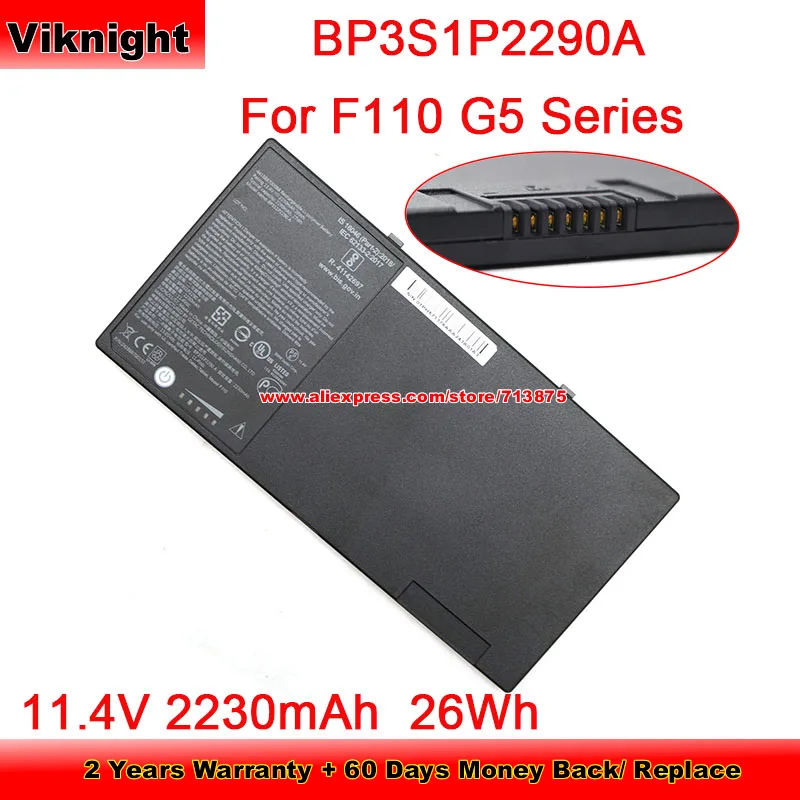 Genuine BP3S1P2290A BP3S1P2160-S Battery 11.4V 2230mAh 26Wh 441888700088 242888700155 441857100001 For Getac F110 G5 Series