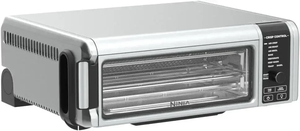 Ninja SP101 Digital Air Fry Countertop Oven with 8-in-1 Functionality, Flip Up & Away Capability for Storage Space, with Air