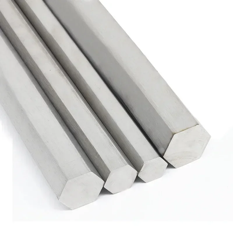 4PC M8 304 Stainless Steel Hex Rod Bar Shaft 5mm 6mm 7mm 10mm 12mm Linear Shafts Metric  Ground Stock 300mm High Quality