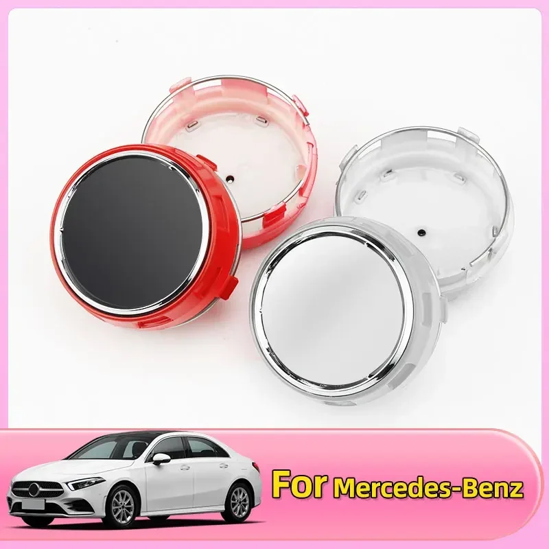 

4pcs/lot 75mm A0004000900 Car wheel Hub Cap Emblem badge logo for Mercedes Benz AMG C43 C63 E43 E53 E63 W205 W213 Accessories