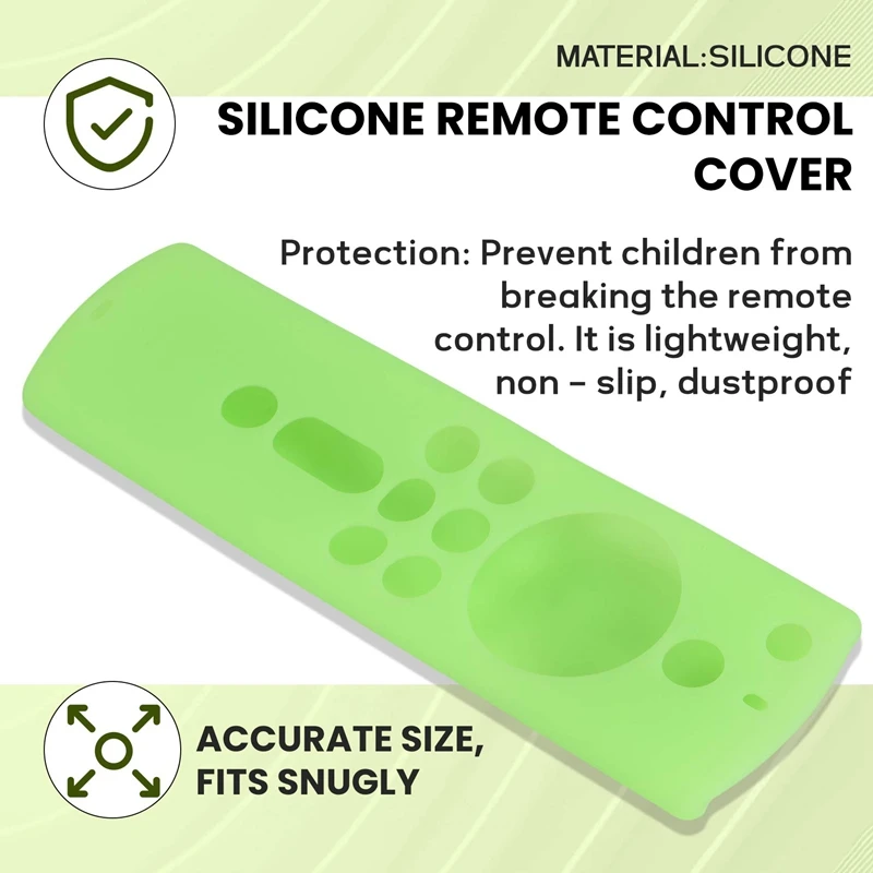 SCLS für Amazon Fire TV Stick 4K TV Stick Fernbedienung Silikonhülle Schutzhülle Haut 5,9 Zoll Fernbedienung Shell Cases
