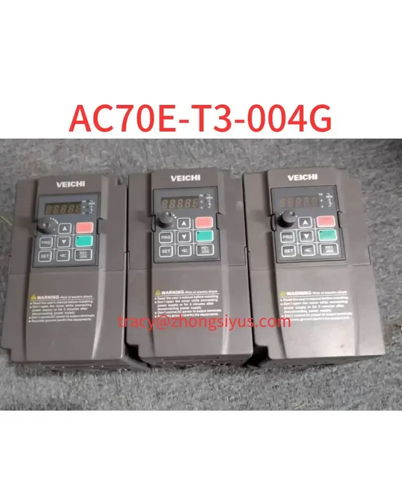 

Used AC70E converter, 4KW 380V, AC70E-t3-004g, function package
