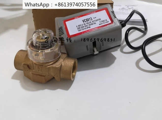 VC6013AJC1000T Fan coil electric two-way valve Air conditioning electric valve