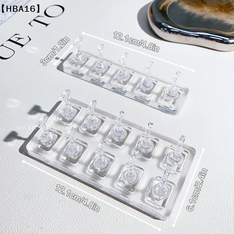 maveraHBA16 Deel1 ensemble affichage d'ongles Non magnétique présentoir d'ongles support de conseils support de pratique d'ongle outils de support de manucure à faire soi-même