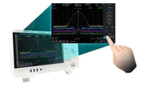 UNI-T UTS1015E Desktop Spectrum Analyzer 9KHZ~1.5GHZ 10.1-inch 1280x800 Touch Display Screen support SCPI programmable commands