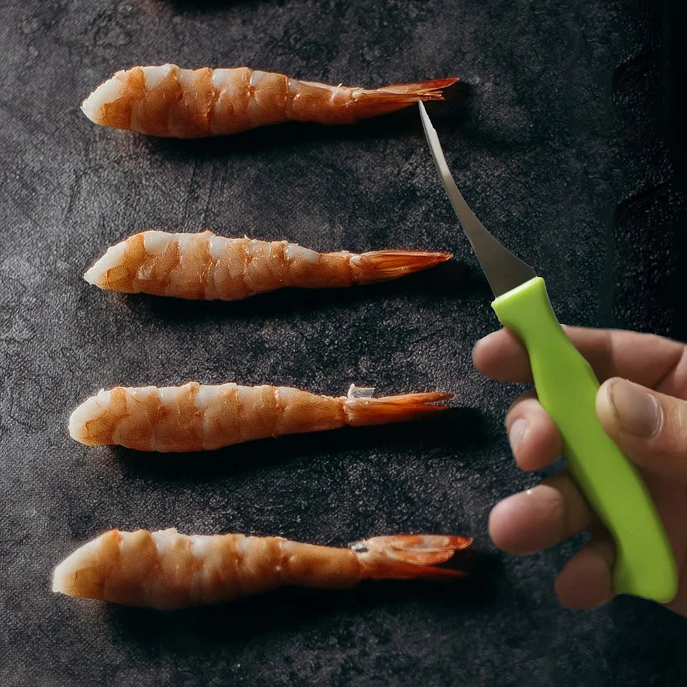 

10Pcs Shrimp Line Remover Heavy Duty Plastic Handle Shrimp Cleaner Efficient Peel Shell and Vein Removal Cooking Accessories