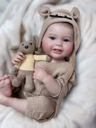 18 Inch Lifelike Newborn Baby Doll Handmade Newborn Baby Doll For Birthday Gifts