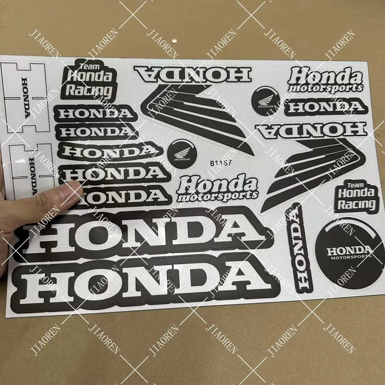 

Christmas Honda Decals Motorcycle Wings Logo Stickers Kit