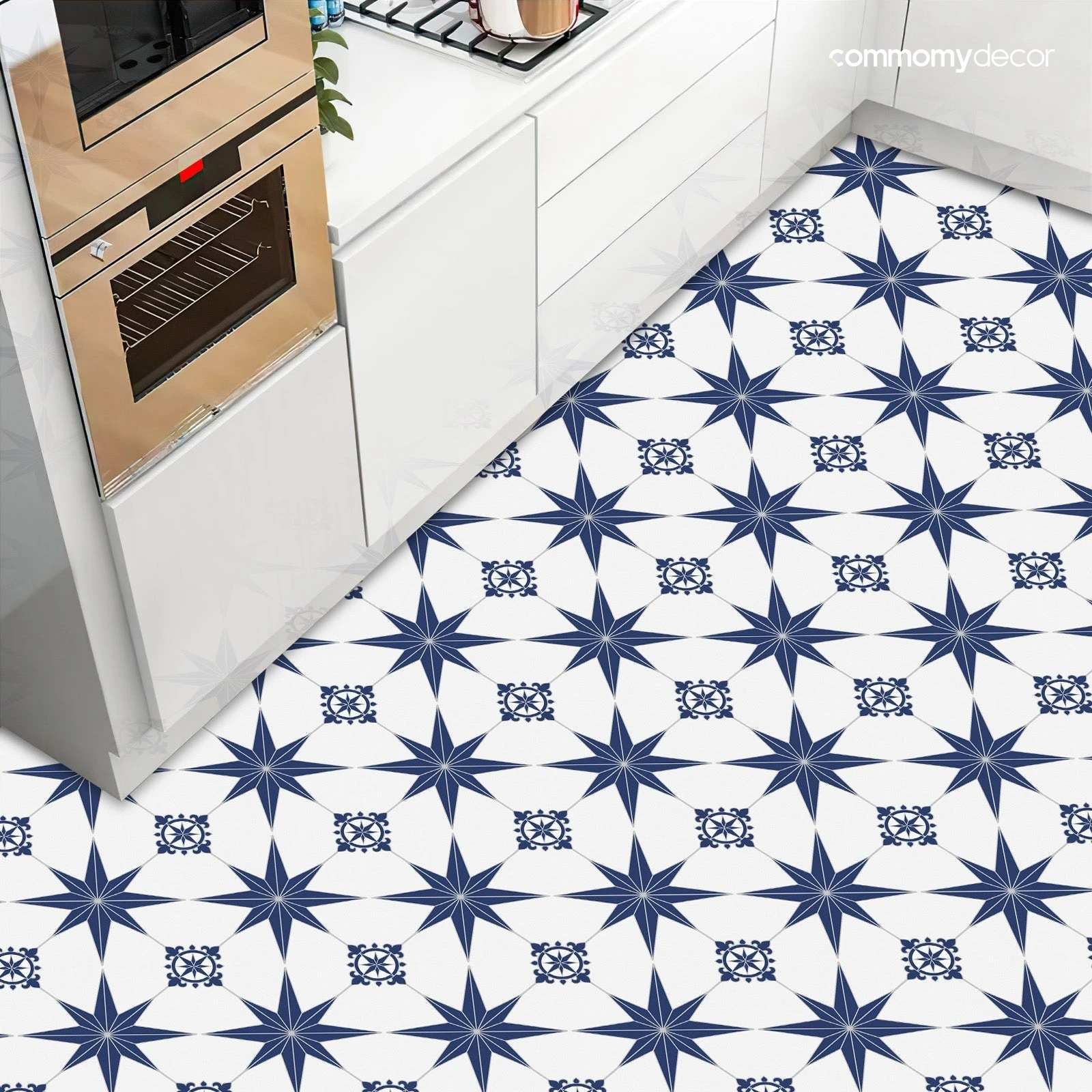 1pc/10pcs Floor Tile Sticker Self Adhesive Floor Sticker Vinyl Non-slip Floor Tile Sticker Wall Sticker Waterproof 20cm X 20cm