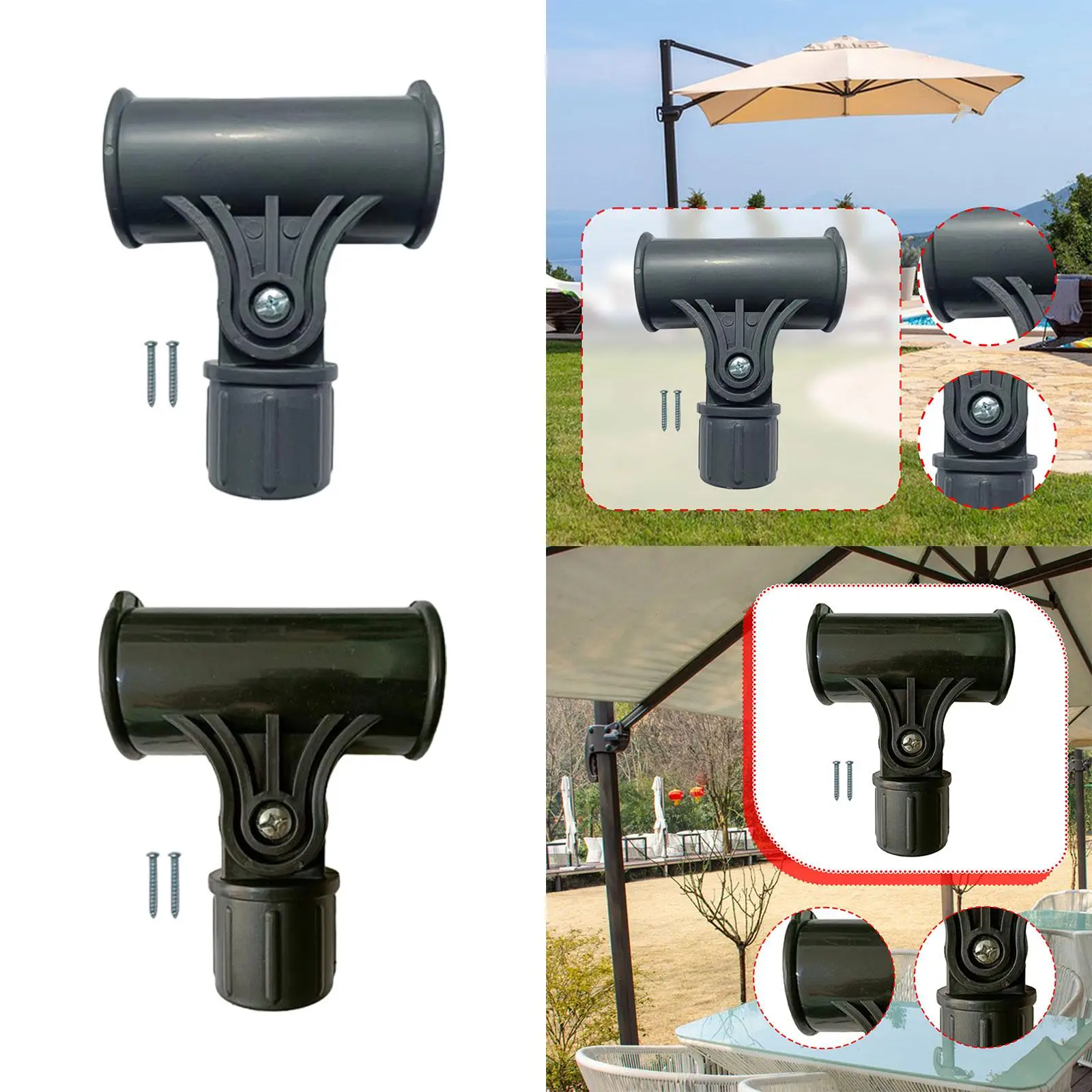 

Flexible Angle Umbrella Steering Bracket Replacement for Outdoor Events