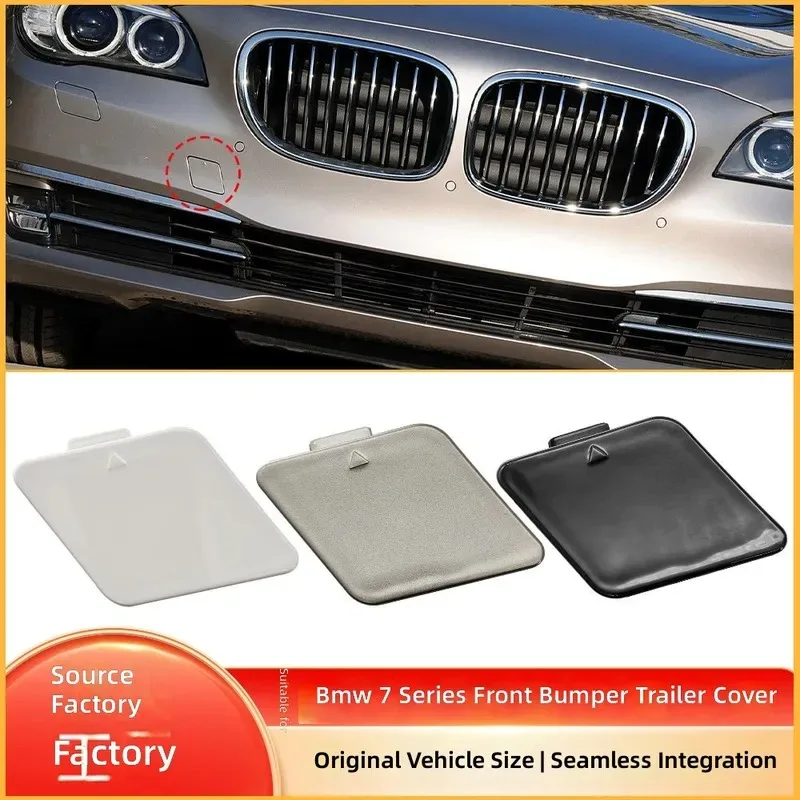 For BMW 7 Series F02 Front Bumper Trailer Cover Tow Hook Hole Cap 51117335048 Front Bar Traction Plug Replacement Accessory