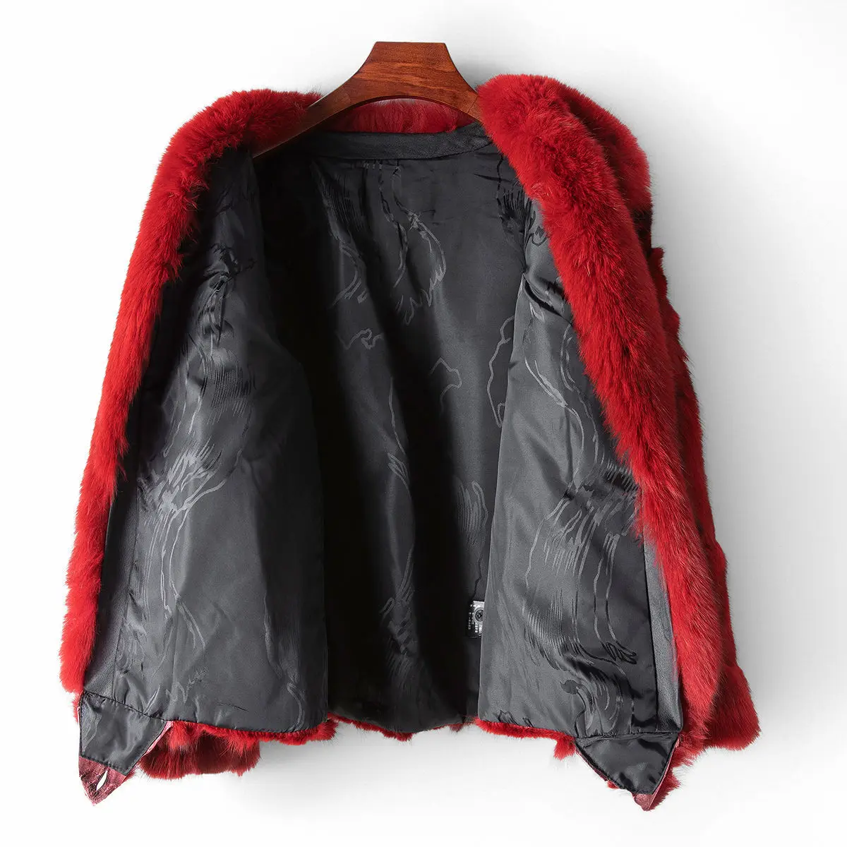 Fur CoatNew Fashionable Fox Fur Patchwork Jacket