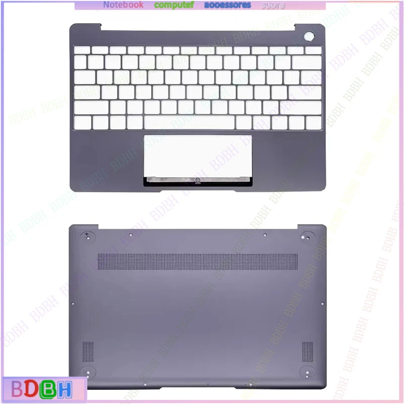 For Huawei Matebook 13 WRT-W29 W29L WRTB-WFE9L HN-W19R W19L Laptop Parts LCD Back Cover Keyboard Palmrest Bottom Case Grey