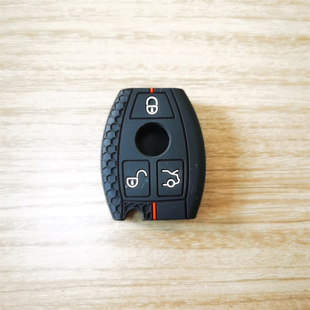 Silicone Car Samrt Key Fob Case Cover For Mercedes Benz A B C E S G Class W204 W205 W212 W213 W176 W177 GLC CLA  AMG Accessories